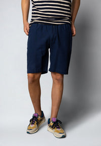 Clean Cut Copenhagen Luca cotton/linen shorts Shorts Navy
